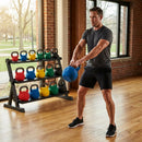 Neoprene kettlebells in various weights and colours for home and gym use