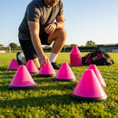 Training cones for sports practice, durable 12-inch cones