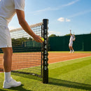 Tennis Score Tube in black, blue, and white for tennis courts