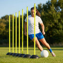Slalom training poles in vibrant colours for agility training