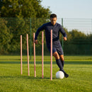 Slalom training poles in vibrant colours for sports practice