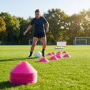 Training cones for sports and agility, durable plastic