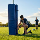 Custom 6ft PVC Rugby Post Protectors in varied colours