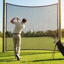 Golf Impact Netting in black or green with HDPP twine for indoor and outdoor use