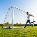 16 x 7ft Aluminium Freestanding Football Goal for Youth Matches