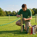 Plastic Chain Barrier in vibrant colours for versatile use