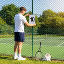 A4 PVC number plates for sports pitches and courts