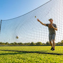 Custom baseball nets made from HDPP material in black