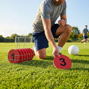 Rubber Flat Disc Markers in multi-colour for training and games