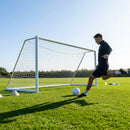 Aluminium Freestanding Football Goal 16 x 6ft for Youth Matches