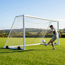16ft x 7ft aluminium football goal for youth teams