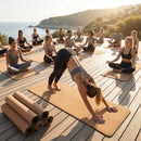 Cork Yoga Mat with Natural Rubber Base for Yoga and Pilates