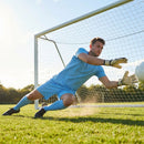 Men's Goalkeeper Kit in vibrant colours, including top, shorts, and socks.