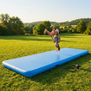 Inflatable gymnastics mat for home and gym use