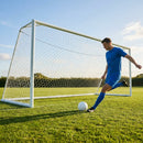 12 x 6ft football goal net made of HDPE for junior goals