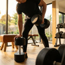 Urethane dumbbells with steel core, ideal for gyms