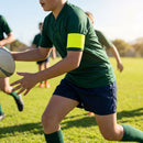 Elasticated rugby captains armband in multiple colours