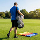Football Tube Ball Bag in nylon and mesh for training and match use