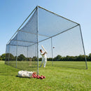 Cricket nets made from HDPE, available in various sizes for indoor and outdoor use