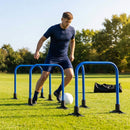 Football training passing arcs made of 34mm PVC