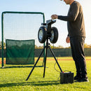 Baseball Pitching Machine with Steel Frame for Training