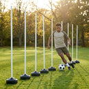 Slalom training poles in vibrant colours for agility training