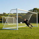 21ft x 7ft reinforced aluminium football goal
