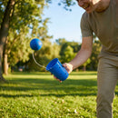 Plastic Cup & Ball Game in vibrant colours for indoor and outdoor fun