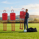 Football training mannequins made from shatterproof PVC, 6ft tall