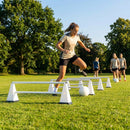 Tri cone hurdles set for sports training available in multiple colours