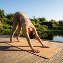 Cork Yoga Mat with Natural Rubber Base for Yoga and Pilates