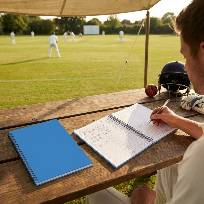 Cricket Scorebook – A4 Soft Cover for Clubs & Schools