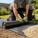 Heavy Duty Weed Control Fabric – Black – 50gsm/100gsm PP – Garden & Driveway Use