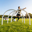 Football Training Passing Arcs, Fluorescent Yellow, High Tensile Plastic