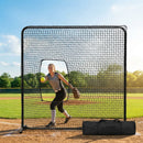 Replacement softball screen net for indoor and outdoor use