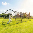 Pop-Up Cricket Batting Net in use for club and garden training