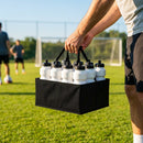 Set of 10 hygiene water bottles with non-contact nozzles and foldable carrier