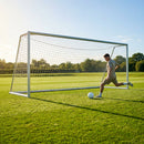 16ft x 7ft aluminium football goal for youth teams