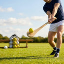 White and Fluro Hurling Training Balls with 2 Ply PU Construction