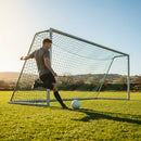 Multi-colour football goal nets for full-size goals