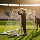 Replacement football goal nets for Alu110 goals, various sizes in white