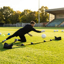 Goalkeeper training rope with floats, ideal for reflex improvement