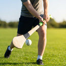 Ash Hurling Stick with custom grip colours, ideal for indoor and outdoor sports