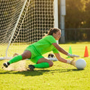 Women’s polyester goalkeeper shorts in vibrant colours