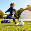 Kids' tracksuit bottoms in black and navy, ideal for youth sportswear