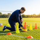 Training cones for sports and agility, durable plastic