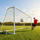 Multi-colour football goal nets for full-size goals