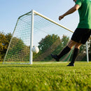 Multi-colour football goal nets for full-size goals