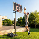 Adjustable Basketball Hoop with Portable System