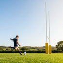 Aluminium hinged rugby posts for professional grounds